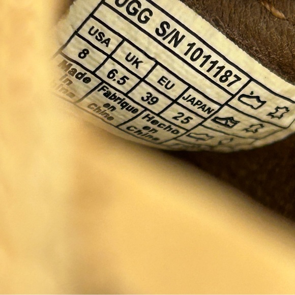 UGG suede leather flats shoes 8 - Picture 7 of 8